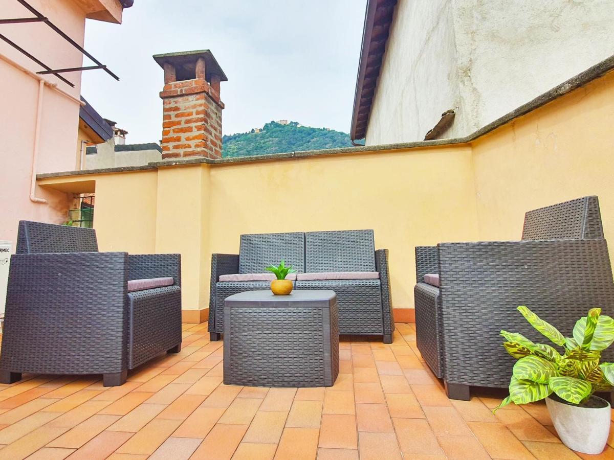 King Como Lake Center 9 Posti Letto- Grande Terrazza - 2 Bagni Privati Esterno foto